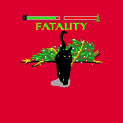 Christmas Kombat Cat