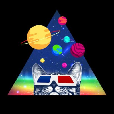 3D Space cat