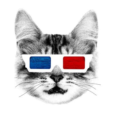 3D kitten