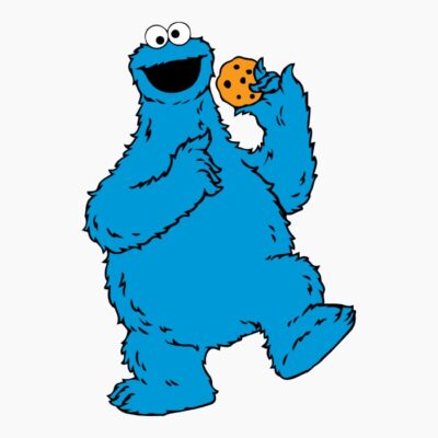 Cookie Monster biscuit