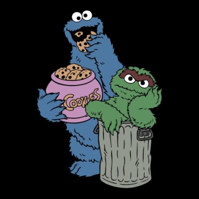 Cookie monster and oscar