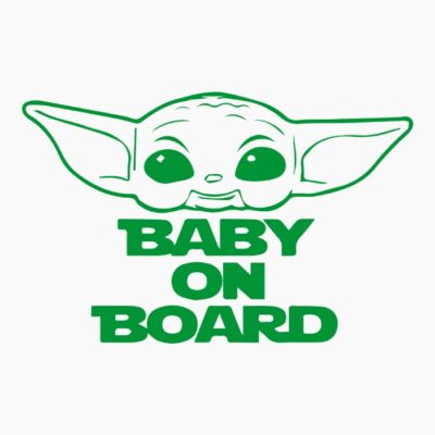Baby Yoda On Board 3
