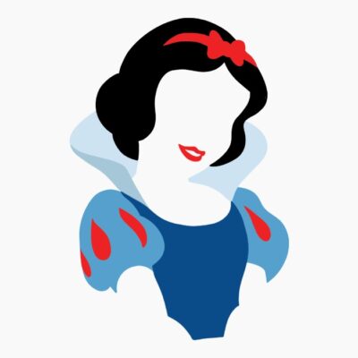 Snow white silhouette colour