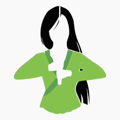 Mulan colourful silhouette