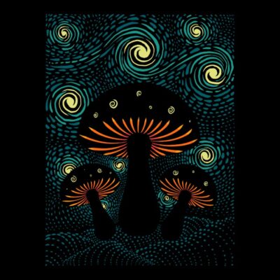 Starry Mushrooms