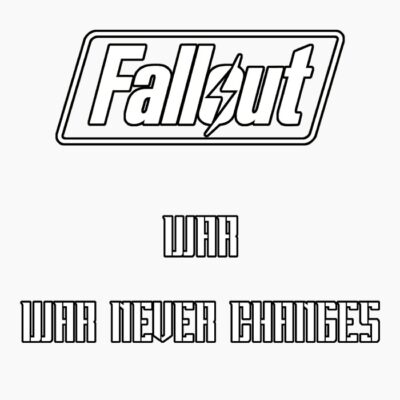 Fallout war never changes white