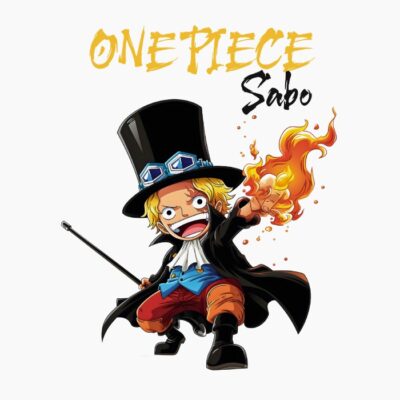 One Piece, Sabo, Cartoonish style.