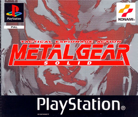 Imagen de la portada del juego Metal Gear Solid para Playstation 1.