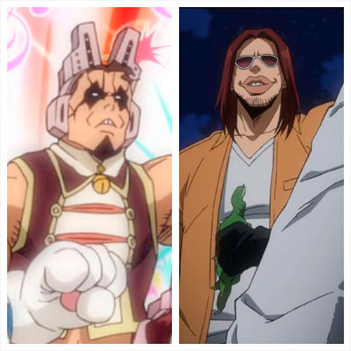 Imagen de tora y magne del anime my hero academia.