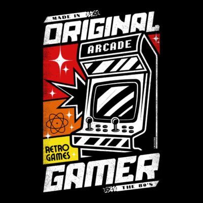Retro Original Gamer Arcade
