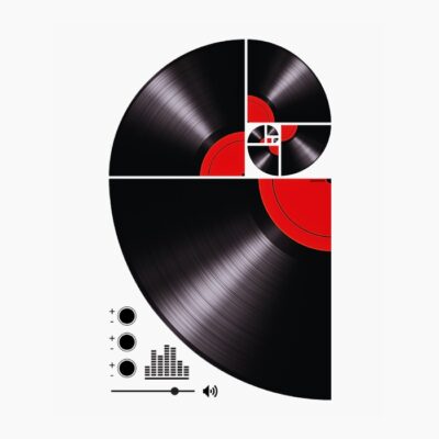 Fibonacci Spiral Vinyl