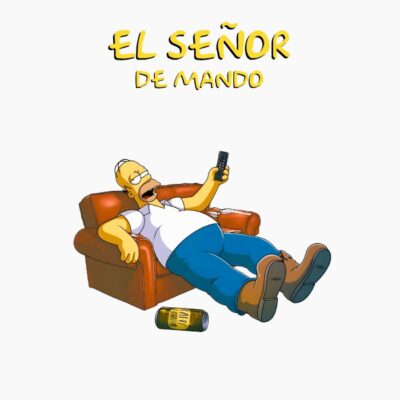 Los simpsons, Homer Simpson, sofá mando y cerveza, frase en español