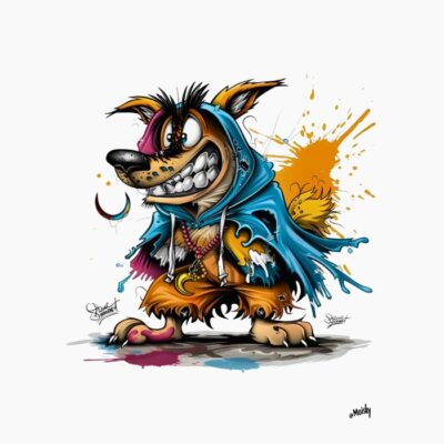 lobo consternado.