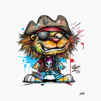 Leon pirata.