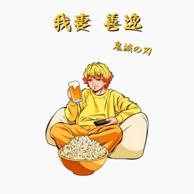 Zenitsu Agatsuma, Kimetsu No Yaiba, demon slayer, viendo un partido, japonés