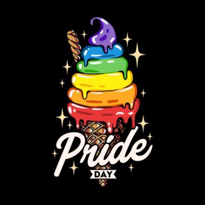 Rainbow Pride Ice Cream