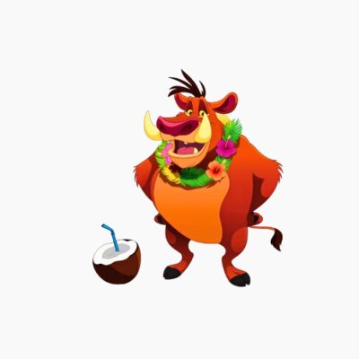 Pumba pasandolo en grande.