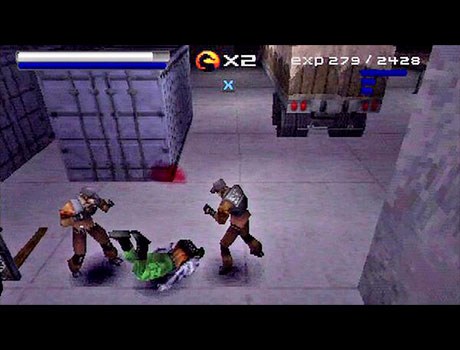Imagen de Jax enfrentándose a varios enemigos en el juego Mortal Kombat: Special Forces.