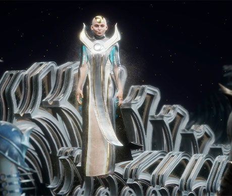 Imagen de Kronika la villana principal del juego Mortal Kombat 11.