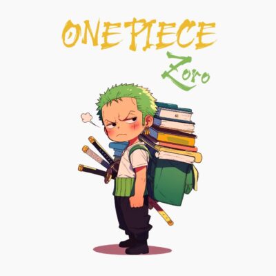 Roronoa Zoro de Piratas de sombrero de paja, de vuelta al cole