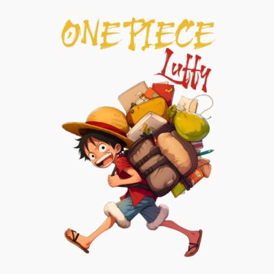 Luffy de Piratas de sombrero de paja, de vuelta al cole