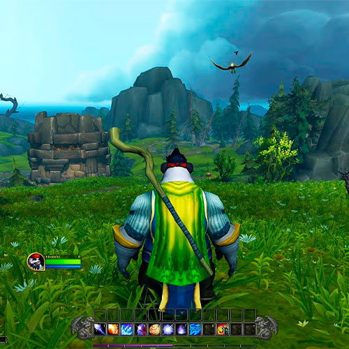 Imagen de gameplay del juego world of warcraft.