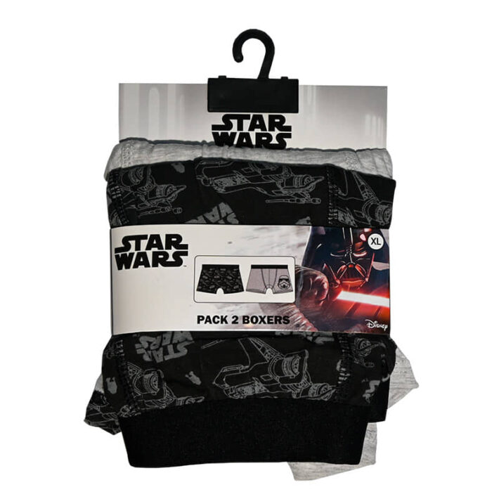 Lote 2 boxers hombre star wars george lucas imperio galáctico regalo original