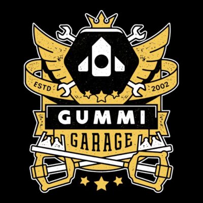 The Gummi Garage Crest
