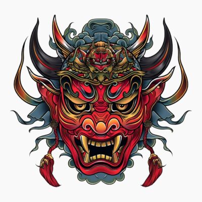 JAPANESE ONI MASK