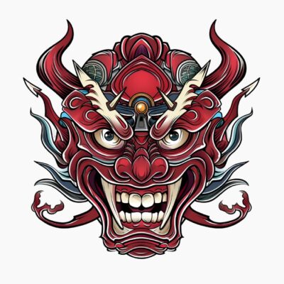 ONI MASK RED