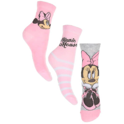 Alternative view of Pack 3 Calcetines Infantiles Minnie Mouse