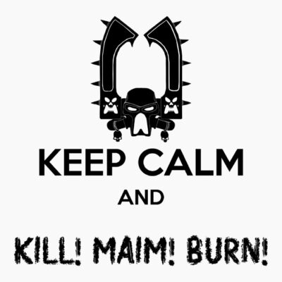 Keep Calm Kharn Negro