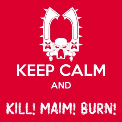 Keep Calm Kharn Blanco