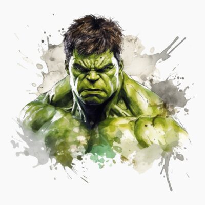 Hulk acuarela 03