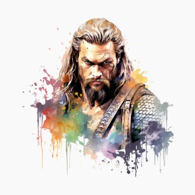 Aquaman acuarela 01