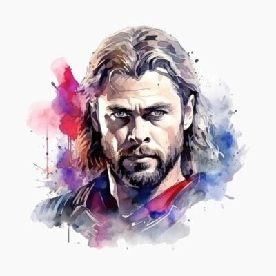 Thor acuarela 04