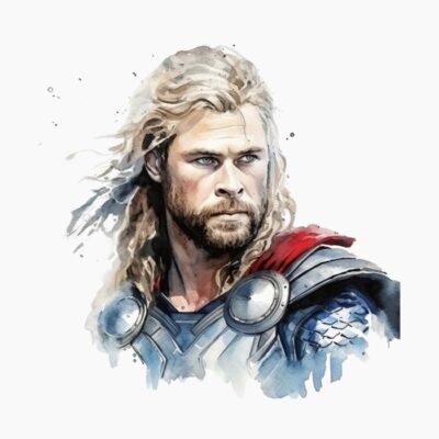 Thor acuarela 02