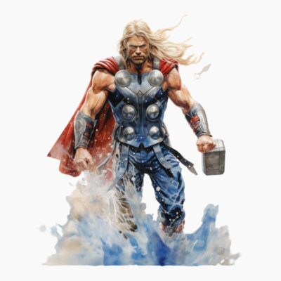 Thor acuarela 01
