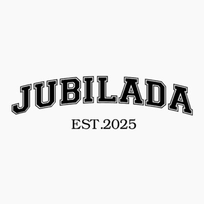 Jubilada 2025 black