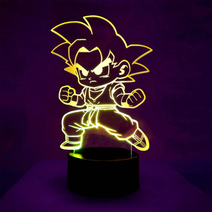 Lámpara led goku dragon ball