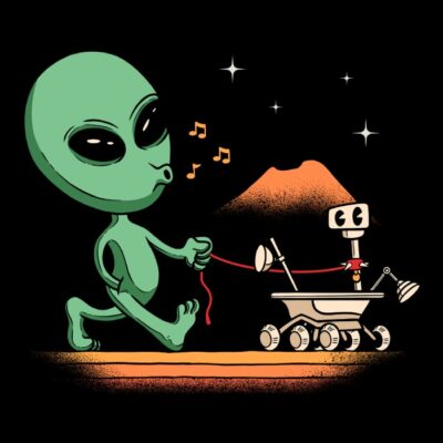 Martian dog walker
