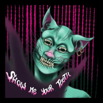 Creepy cat teeth