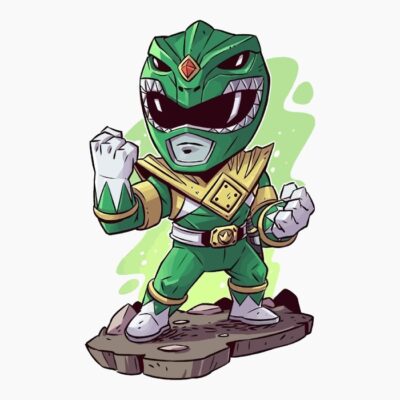 Mini power ranger green action