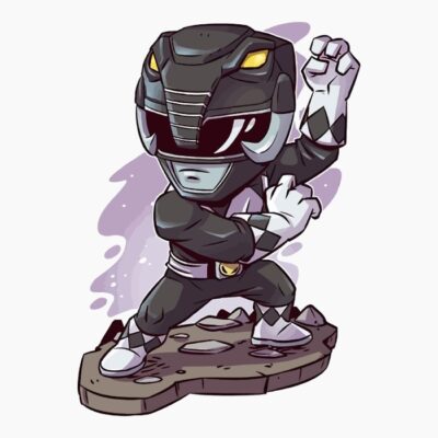 Mini black power ranger