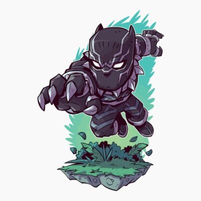 Mini black panther action