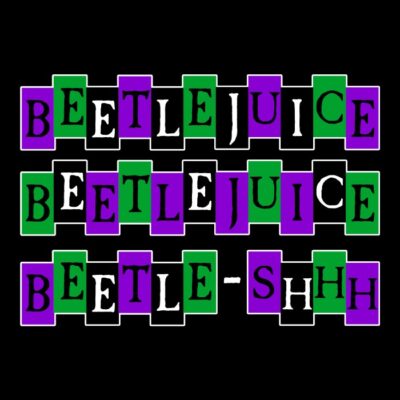 Beetljuice Shhh white