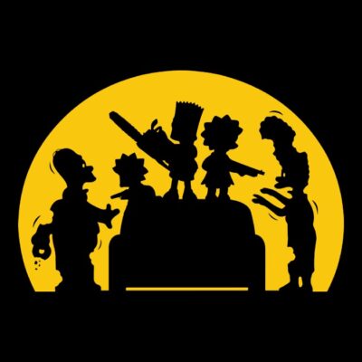 the simpsons silueta