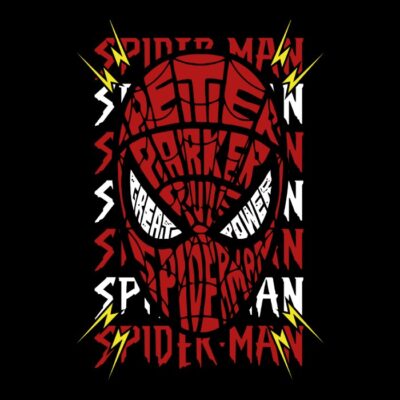 Spiderman calligraphy