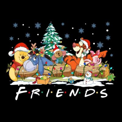 winnie the pooh christmas blanco