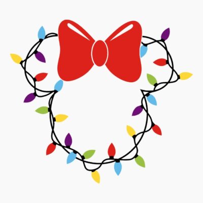 Minnie luces navidad negro